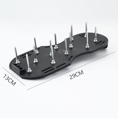 Trintion Lawn Aerator Shoes Garden Grass Aerator Spiked Sandals with 26 Spikes and Adjustable Straps Lawn Scarifier for Effectively Aerating Lawn Soil 2 Trintion Lawn Aerator Shoes Garden Grass Aerator Spiked Sandals with 26 Spikes and Adjustable Straps Lawn Scarifier for Effectively Aerating Lawn Soil - Image 2