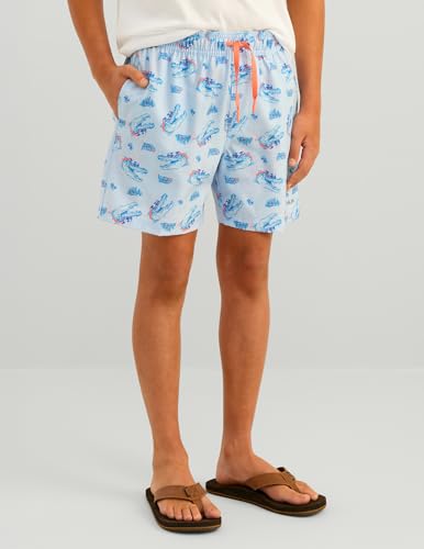 HUK Unisex Kid's Pursuit Volley Pattern, Quick-Dry Shorts, Windsurfer2