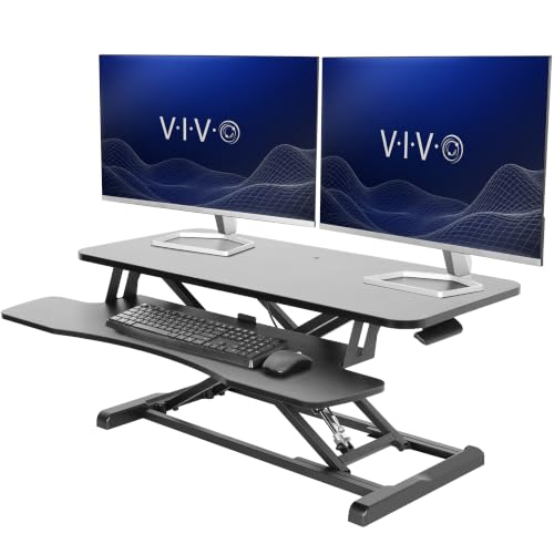 VIVO 36 inch Desk Converter, K Series, Height Adjustable Sit...