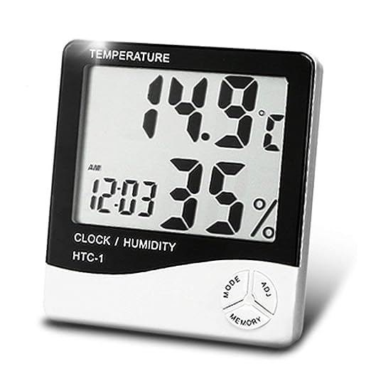 See full amazon price history chart for BEATSC Digital Hygrometer Indoor & Outdoor Room Temperature Meter Thermometer with Clock & Wall Mounted LCD Display Clock Monitor for Home, Kitchen, Office (White) BEATSC Digital Hygrometer Indoor & Outdoor Room Temperature Meter Thermometer with Clock & Wall Mounted LCD Display Clock Monitor for Home, Kitchen, Office (White) (B0D37X2SN2) Amazon Price History, Amazon Price Tracker