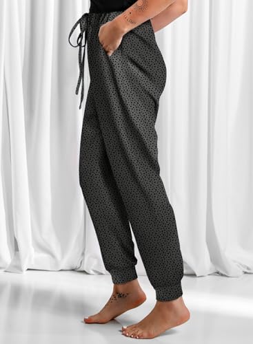 Image of Dokotoo Womens 2026 Soft Casual Drawstring Tie Elastic Waist Loose Jogger Pants with Pockets