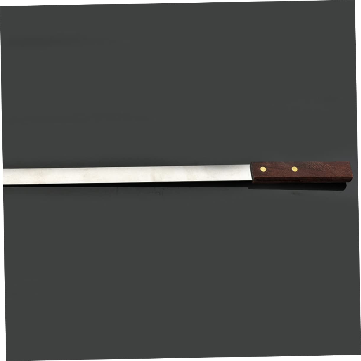 ifundom 5pezzi Spiedini Per Barbecue in Acciaio Inox Riutilizzabili Spiedini Per Carne Piatti Manico in Legno Antiruggine e Durevoli Per Cottura Uniforme Per Barbecue in Famiglia e Feste a