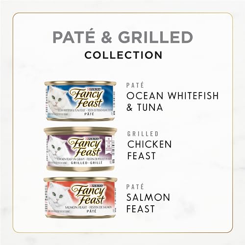 Fancy Feast Wet Cat Food, Collection Variety Pack 3 Flavours - 85 g Can (30 Pack) image 2
