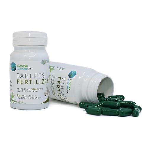 Abono para raíces de plantas en capsulas, Root fertilizer, Bote 50 Pastillas, Para plantas acuáticas y terrestres.