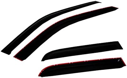 Miniatura 2 de Deflector de viento compatible con Ford Expedition 97-1798-17 Lincoln Navigator Smoke SunRain Guards Viseras de ventana 94233