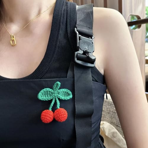 Image of Crochet Handmade Kawaii Brooch for Backpacks Clothing Jackets Hats, Cute Pins for Women Girls