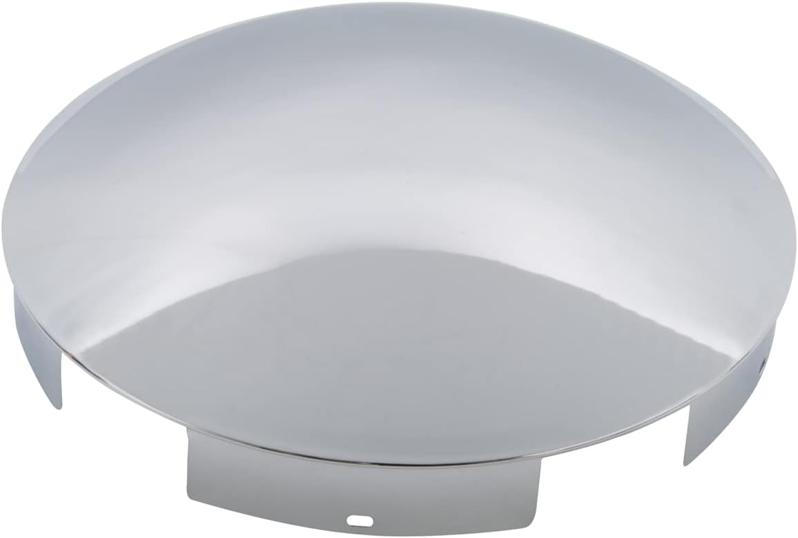 RoadPro RPFHC6N Chrome Plated 8.5" Steel Rounded Top Front Hubcap