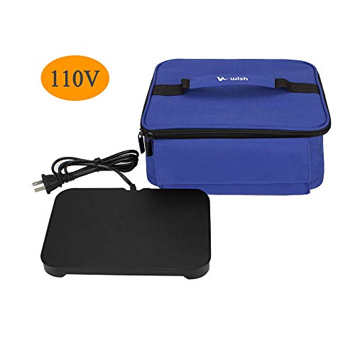WISH Mini Portable Oven 110V Personal Food Warmer with Lunch Bag for Prepared