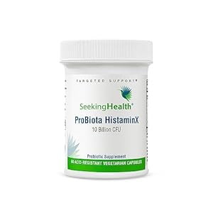Seeking Health ProBiota HistaminX – Digestion Supplement for Gut Health Support – Support Histamine with Lactobacillus Plantarum & Lactobacillus Salivarius – Support Immune & Skin Health – 60 Capsules