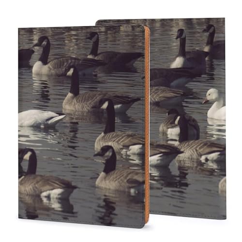 Couverture résistante à l'usure Goose en similicuir PU A5 réutilisable pour vos plans