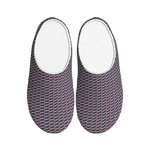 Chaussons drapeau américain semelle TPR lavables intérieur extérieur mixte