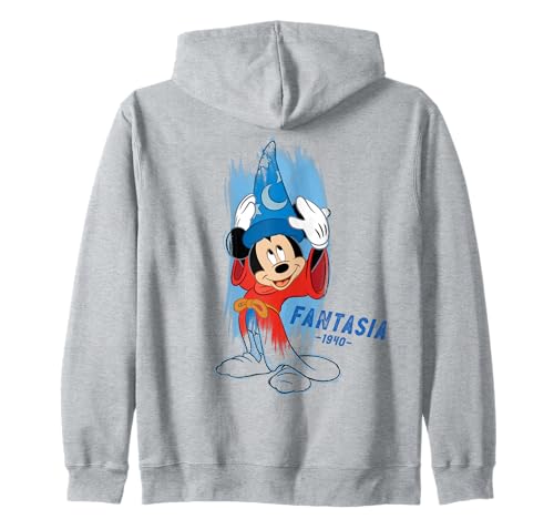 Disney Ink and Paint Sorcerer Mickey Mouse in Fantasia 1940 Sudadera con Capucha