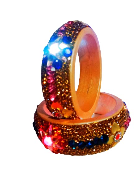 Image of Wedx || LED Light Kada multiple colours with Chargeable, lac bangles