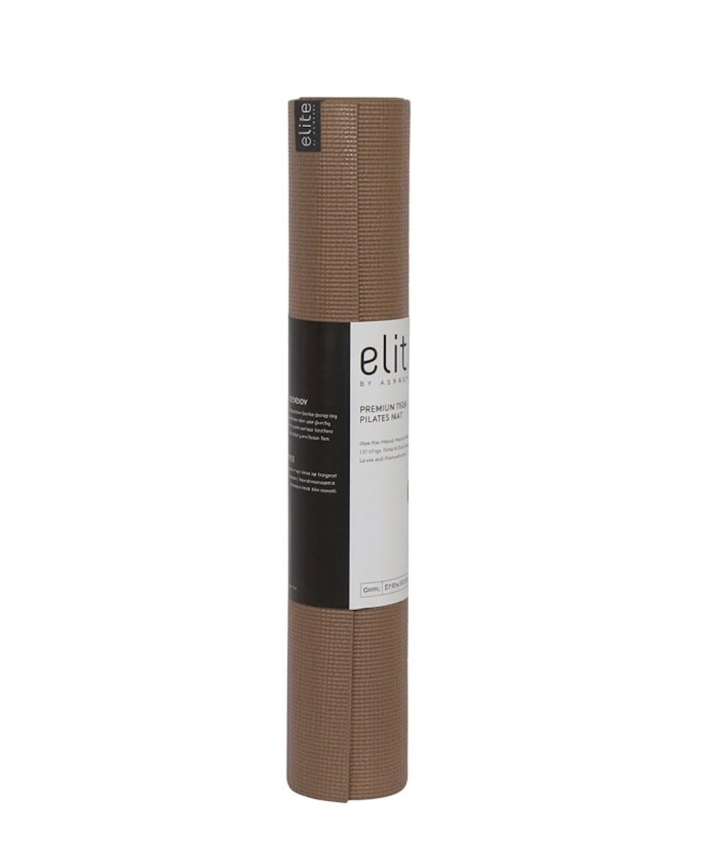 Aeromat Esterilla de yoga Elite de 5 mm de grosor (61 x 183 cm) para yoga o pilates, ejercicios generales (Chai)