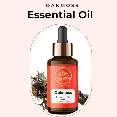 Image of Oakmoss Essential Oil (Evernia prunastri) Pure | Non-Sticky | Non-Greasy | Lightweight | Men & Women | All Skin Types | Steam Distilled 30ml (1 oz)