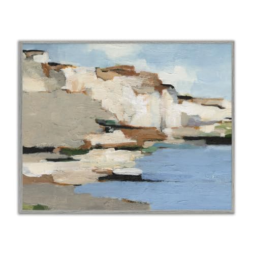 'Ocean Cliffs Nature Landscape'| Framed Giclee Art