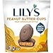 LILY'S Milk Chocolate Style Peanut Butter Cups No Sugar Added, Sweets Bag, 3.2 oz -  The Hershey Company, 1003214