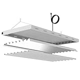 VIVOSUN 6500K 4FT T5 HO Fluorescent Grow Light Fixture for Indoor Plants, UL Listed High Output Fluorescent Tubes, 10 Lamps