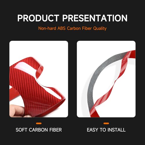 Image of Car Gear Shift Panel Decals for 2011 Dodge Durango Accessories Carbon Fiber Interior Stickers