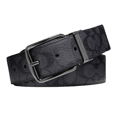 Coach Wide Harness Signature Reversible Belt