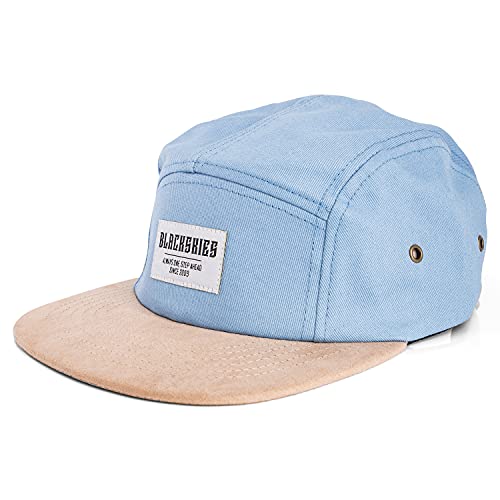 Image of Blackskies 5-Panel Cap with Floral Pattern Unisex Baseball Cap