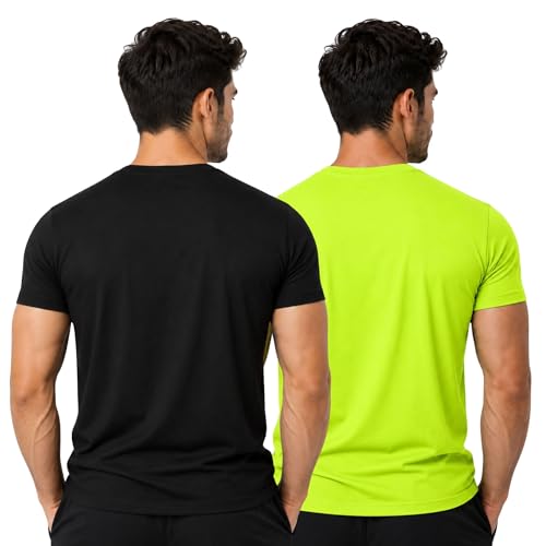 Image of 3Colours RGB Men's Gym Wear T-Shirt - Moisture-Wicking, Quick-Dry, Athletic Fit Workout Tee -Freak