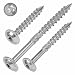 Produktbild SCREW REBEL Tellerkopfschrauben 8,0 x 240 Edelstahl gehärtet, 50 Stück mit ETA Zulassung, TX40, Teilgewinde, martensitisch