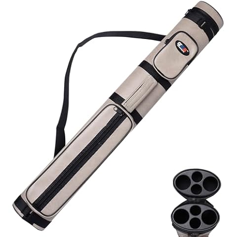 GSE Games & Sports Expert 2x2 Deluxe Hard Billiard Pool Cue Stick Carrying Case Cover