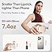 INIA PocketForce Mini Massage Gun - 75% Smaller, High-Power Percussion for Full Body Relief, Portable Deep Tissue Massager Gun with Leather Case & 3 Heads for Travel & Office Use, Gifts for Men Women