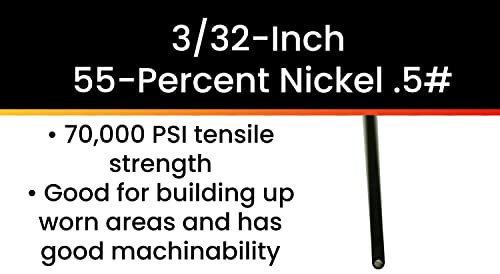 Hot Max 23314 1/8-Inch 55-Percent Nickel Cast Iron .5# Arc Welding Electrodes #TOP3