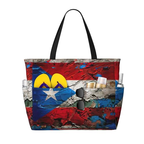 Grand sac à bandoulière Porto Rico sac fourre-tout noir hobo