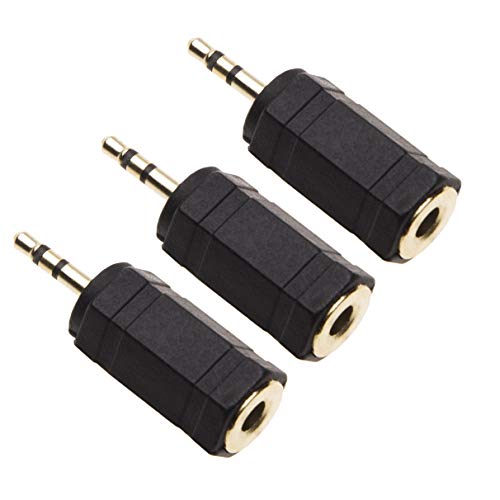 Adattatore Audio Stereo Jack 2,5 Femmina A Jack 3,5 Maschio, Nero - Foto 5