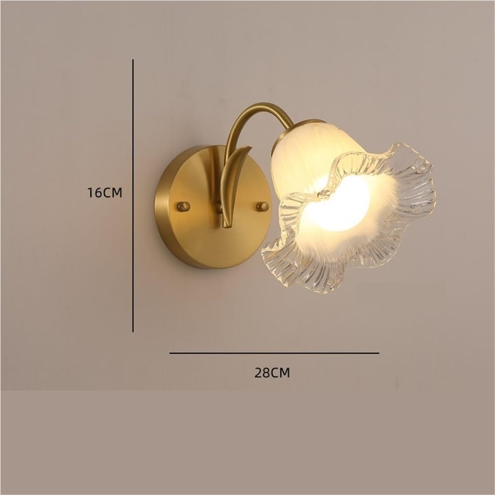 Kinkiety wewnętrzne Lampka nocna do sypialni Salon Schody Master Miedź Retro