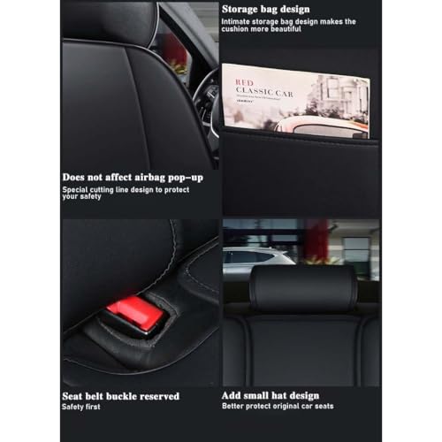 Housse siège voiture universelle cuir rembourrée auto protection durable