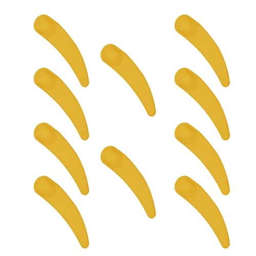 Spatule de Maquillage, 10 Pièces Mini Spatule, Spatule à Masque Cosmétique, Plastique Cuillère Crème, Cosmétique Spatule Cuillère Courbe, pour Diverses Crèmes