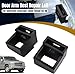 OICCTBF 2Pcs Car Door Arm Rest Switch Panel Clip Repair Kit Accessories for Chevrolet for Silverado for Tahoe for GMC for Sierra for Yukon 2003-2007,Snug fit, and Removable/Reusable (Black)