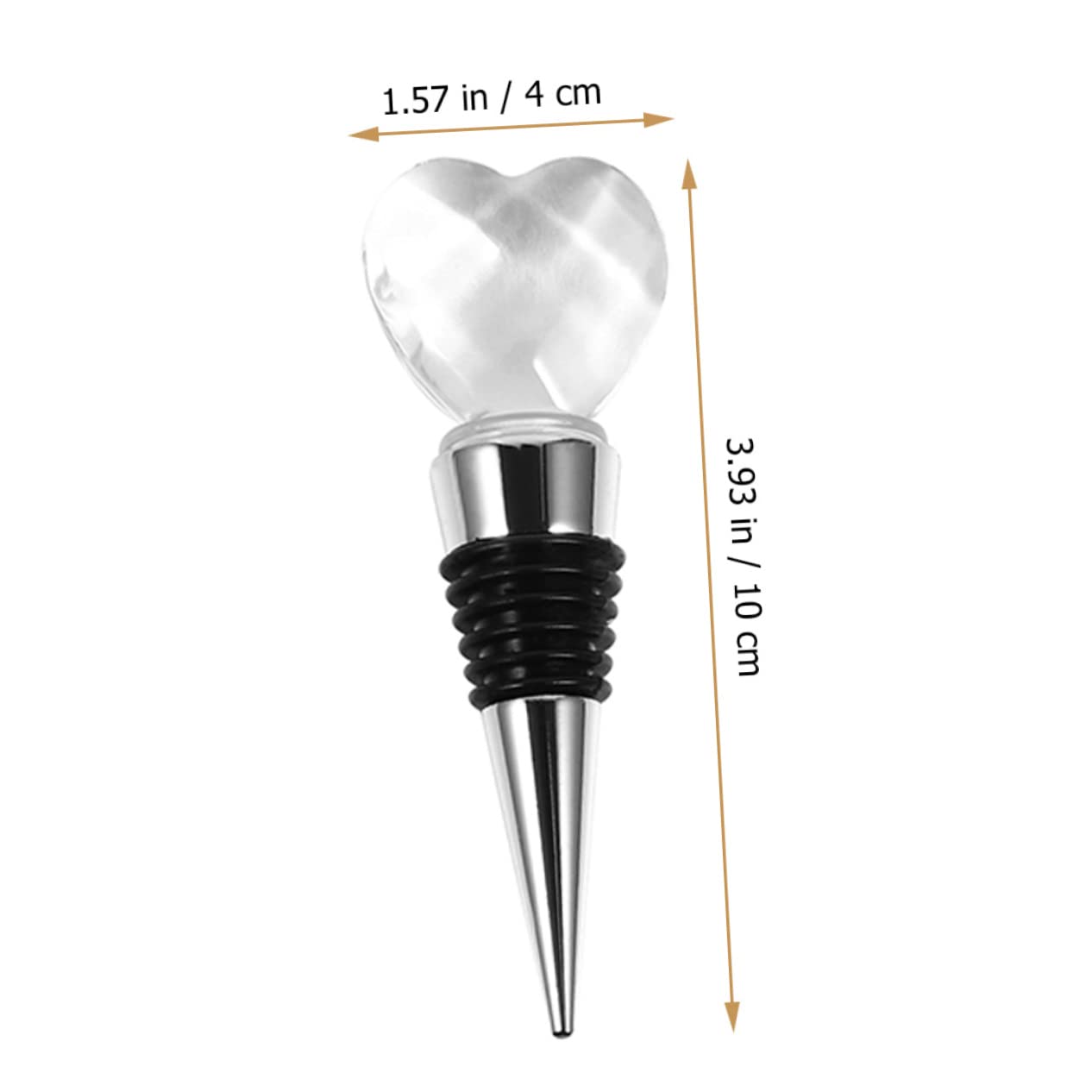 Alipis 6pezzi Tappi Per Bottiglie Vino Alloy Design Unico Forma Per Decorazioni e Regali Matrimonio Resistente e Facile Da