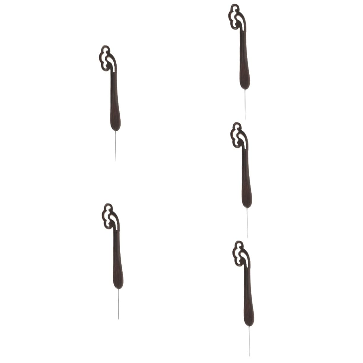 5piezas Ganchillo Ébano Para Principiantes Kit Completo De Herramientas De Agujas De y Accesorios Para Para Bufandas Gorras y Suéteres