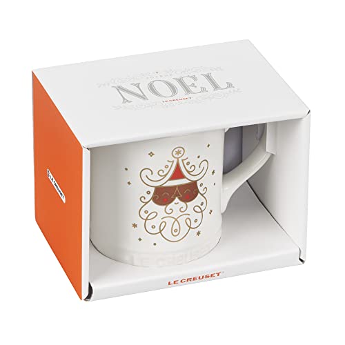 Mug Le Creuset colección Noel 14 oz negro miniatura 3