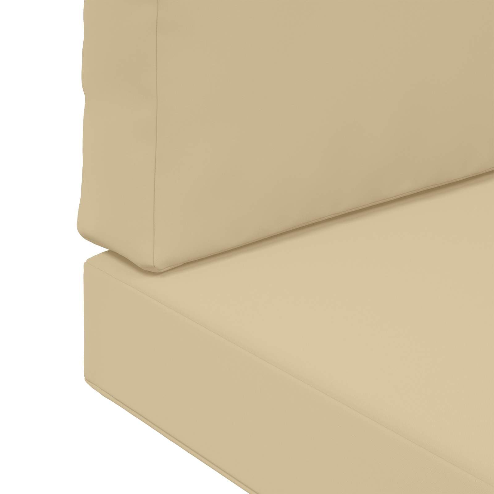 vidaXL Cuscino per Divano da Esterno 2 PCS Beige Poliestere Antifading