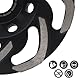 PRODIAMANT Diamant-Schleiftopf 125mm ST10 grobe Körnung für Flex Kleber, Fliesenkleber, Beton, Estrich optimiert für Staub-Absaugung hohe Standzeit