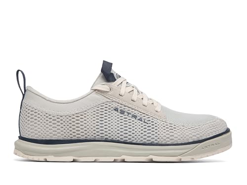 Astral Crewer Turbo Ventilated Water-Ready Sneakers - Non-Slip Grip, Quick-Dry, Zero-Drop Comfort Boat Shoes, Salty White, M5.5/ W6.54