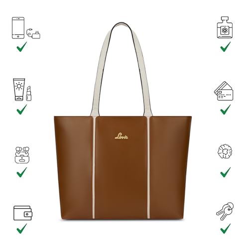 Image of Lavie Women's Morgan Colourblock Tote Bag | Tote Bag for Work | Ladies Purse | Stylish Shoulder Bag | Gift for Women