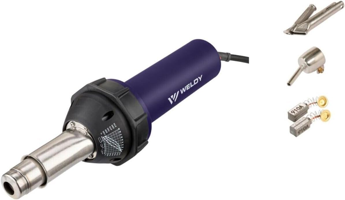 WELDY Energy HT1600 Non-Digital Heat Gun Plastic Welding KIT 120V/230V 1600W (120V-US)