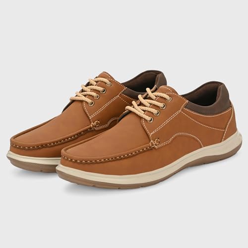 Image of Centrino Penny Loafers for Men | Shoes for Man Stylish | Casual Slip-On with Cushioned Insole | Lightweight Comfortable Mens Loafer Shoes | Hand-Stitched Moccasin Design | Slip On Shoes for Man Daily (9784)