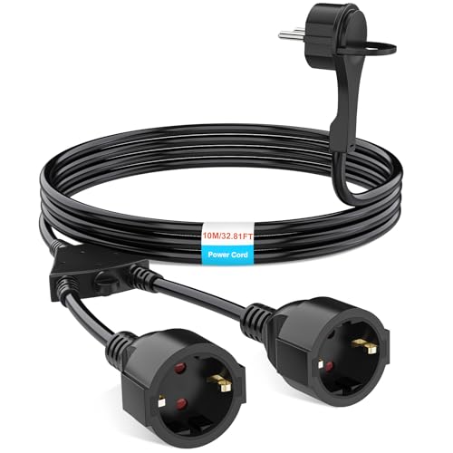 Cable de extension de 10m IP44 para iluminar tu jardin o terraza