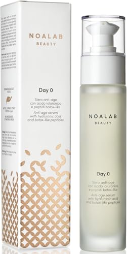 DAY 0 Siero Viso Antiage con Acido Ialuronico, Peptidi Botox-Like, Vitamina E