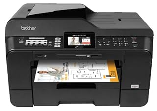 Brother MFCJ6710DW Business Inkjet All-in-One Printer with 11-Inch x 17-Inch Duplex Printing, 11-Inch x 17-Inch Scan Glass & Dual Paper Trays