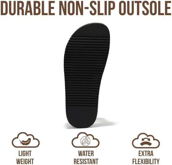 Project Cloud 100% Genuine Leather Sandals for Women Footwear - Stylish Womens Sandals with Plush & Soft Insole - Non-Slip and Water-Resistant Beach Sandals Slides for Women (Mayvy) - Image 4