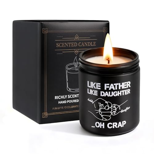 Like Father Like Daughter Candle Gift for Dad from Daughter，